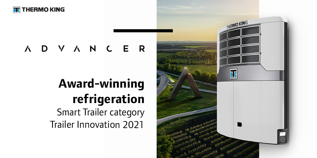 Thermo King получает награду «Trailer Innovation» 2021 за свои передовые холодильные агрегаты
