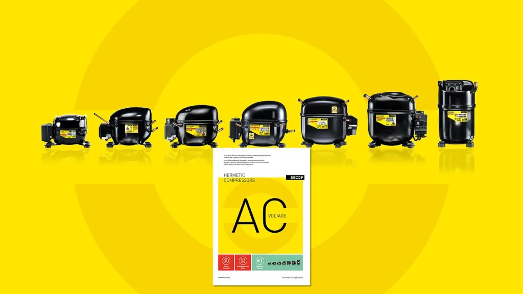 Secop обновила каталог AC-компрессоров и четыре брошюры по портфелю