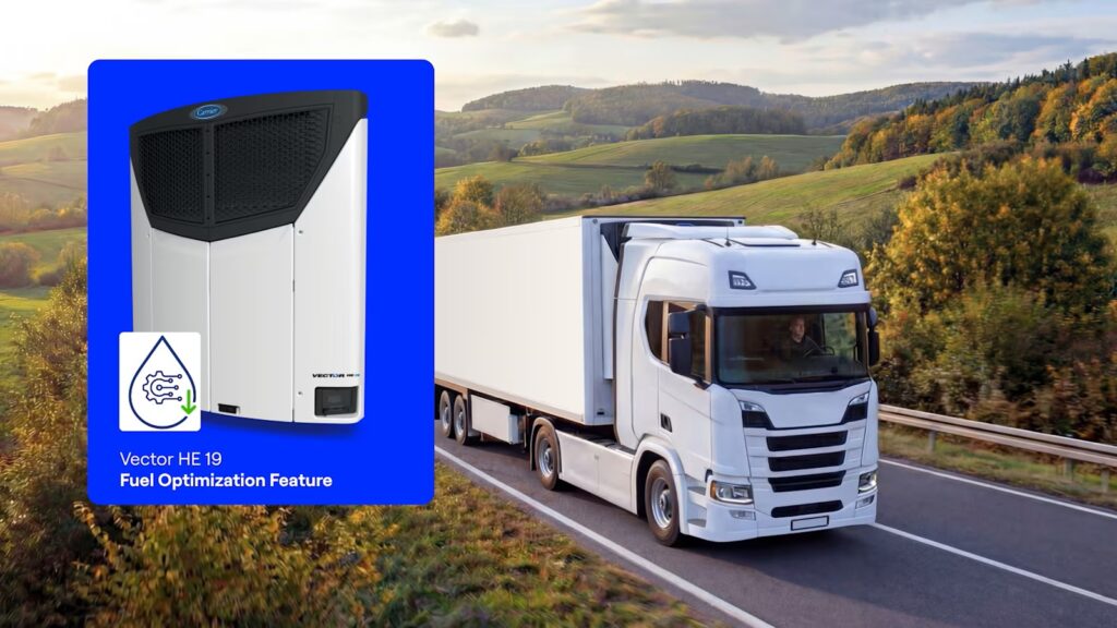 ПО Carrier Transicold снижает расход топлива Vector HE 19 до 19%